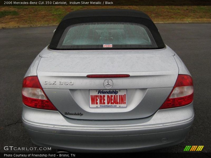 Iridium Silver Metallic / Black 2006 Mercedes-Benz CLK 350 Cabriolet