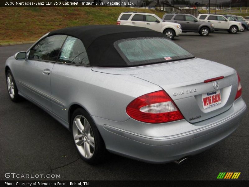 Iridium Silver Metallic / Black 2006 Mercedes-Benz CLK 350 Cabriolet