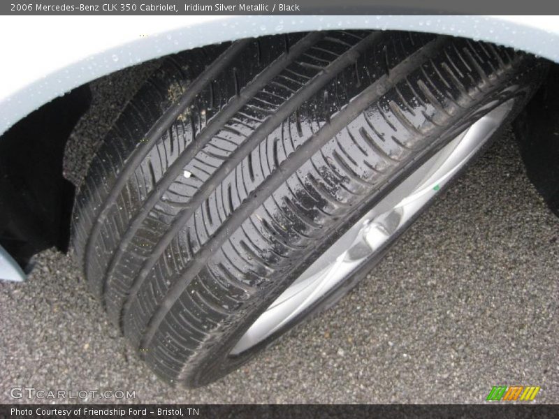 Iridium Silver Metallic / Black 2006 Mercedes-Benz CLK 350 Cabriolet