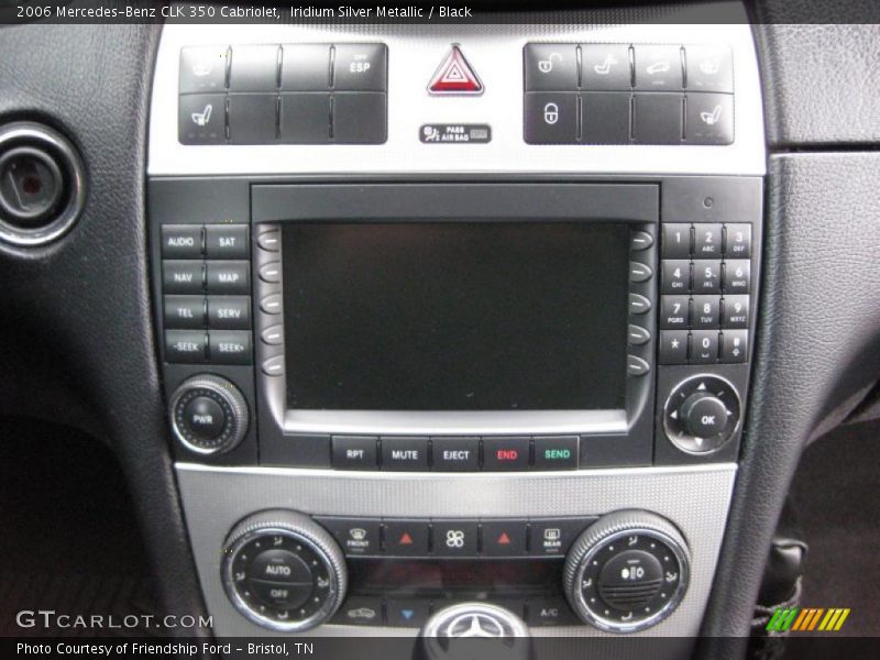 Controls of 2006 CLK 350 Cabriolet