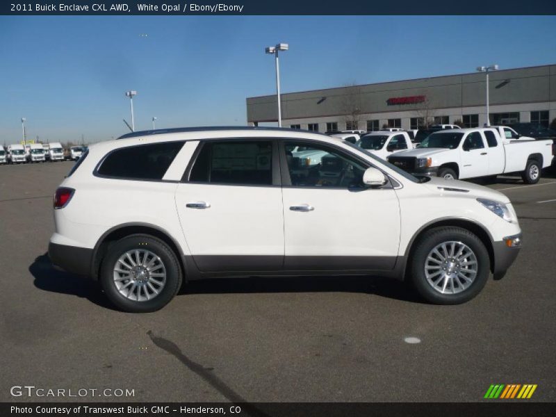 White Opal / Ebony/Ebony 2011 Buick Enclave CXL AWD