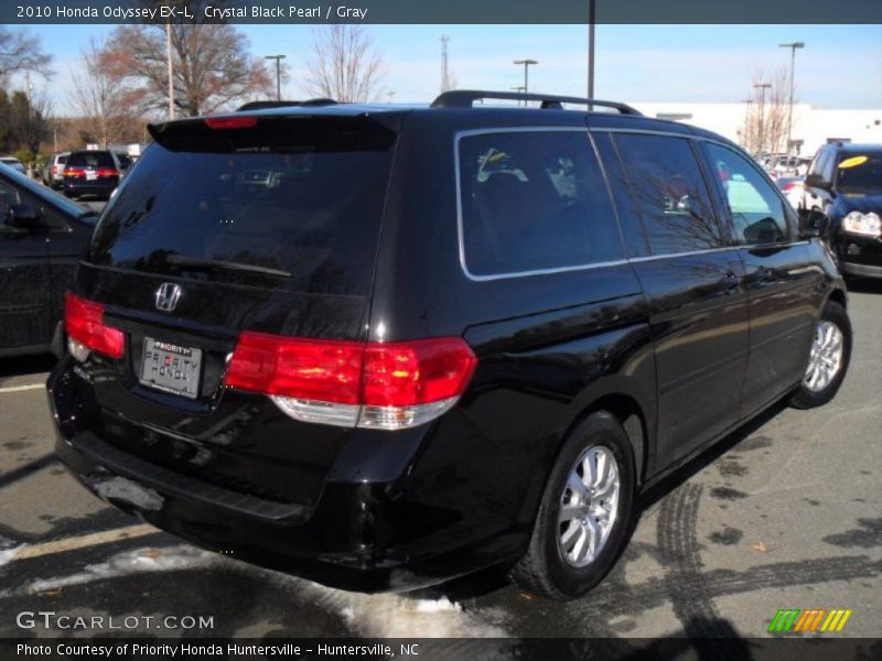 Crystal Black Pearl / Gray 2010 Honda Odyssey EX-L
