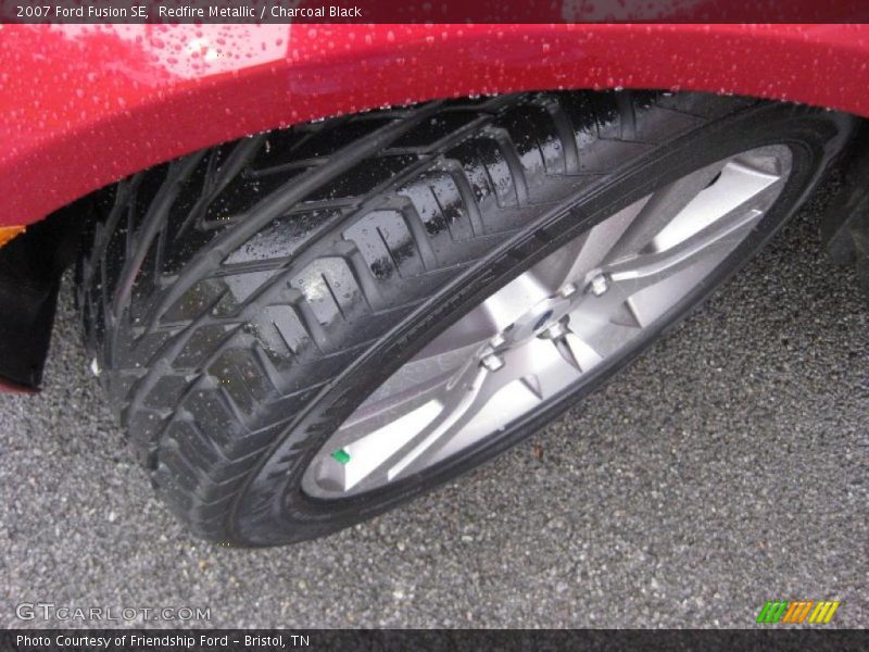 Redfire Metallic / Charcoal Black 2007 Ford Fusion SE