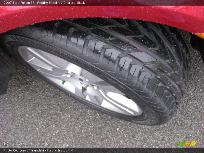Redfire Metallic / Charcoal Black 2007 Ford Fusion SE