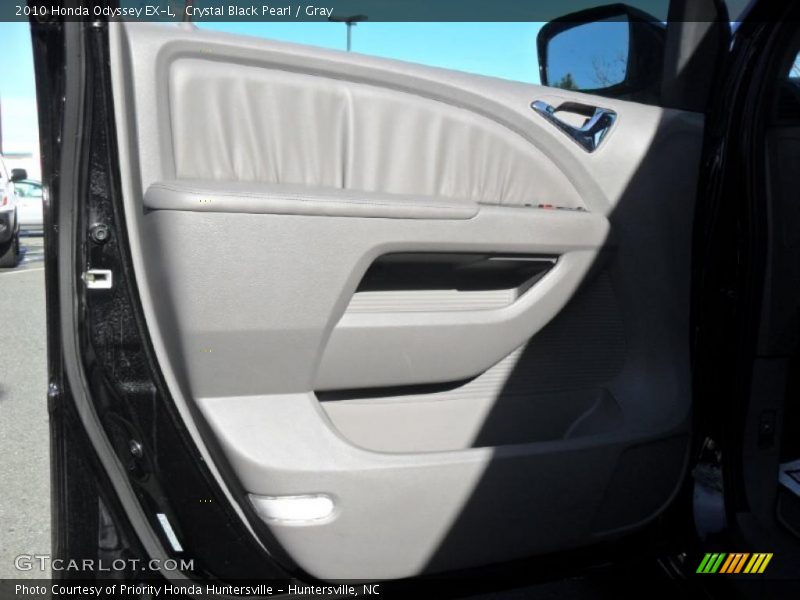 Crystal Black Pearl / Gray 2010 Honda Odyssey EX-L