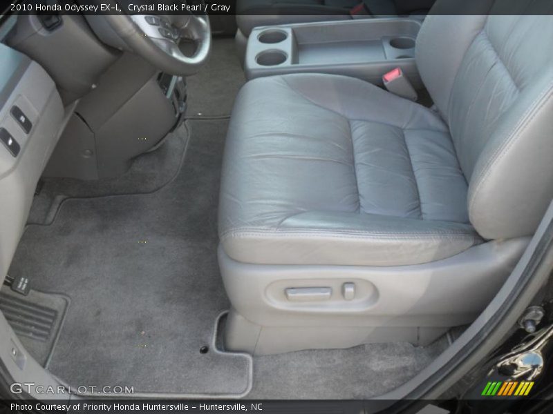 Crystal Black Pearl / Gray 2010 Honda Odyssey EX-L
