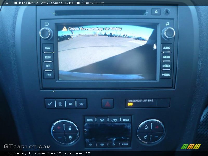 Cyber Gray Metallic / Ebony/Ebony 2011 Buick Enclave CXL AWD