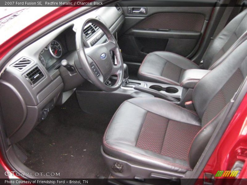  2007 Fusion SE Charcoal Black Interior
