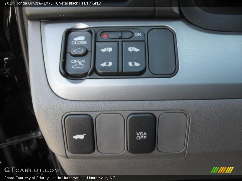 Crystal Black Pearl / Gray 2010 Honda Odyssey EX-L