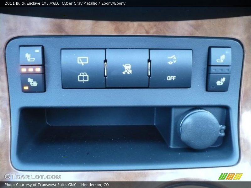 Cyber Gray Metallic / Ebony/Ebony 2011 Buick Enclave CXL AWD