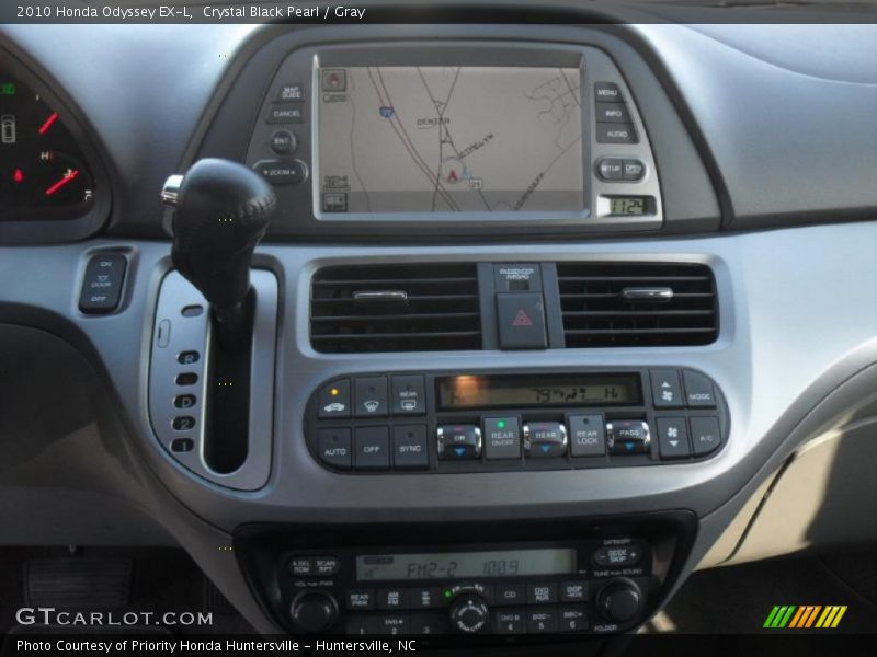 Crystal Black Pearl / Gray 2010 Honda Odyssey EX-L