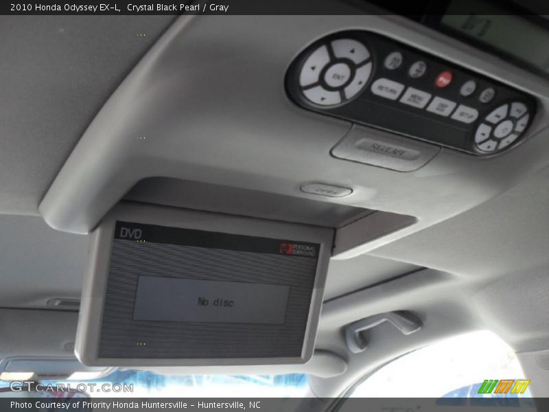 Crystal Black Pearl / Gray 2010 Honda Odyssey EX-L