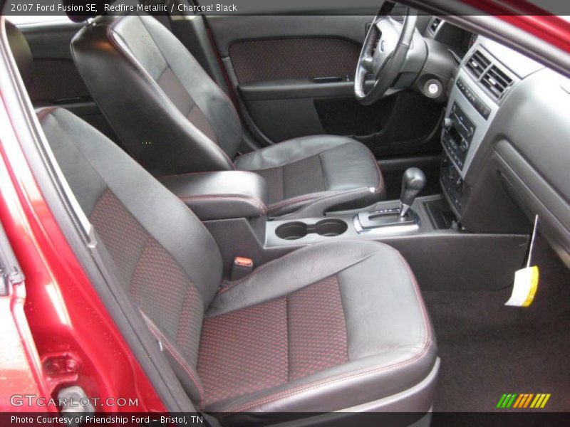  2007 Fusion SE Charcoal Black Interior