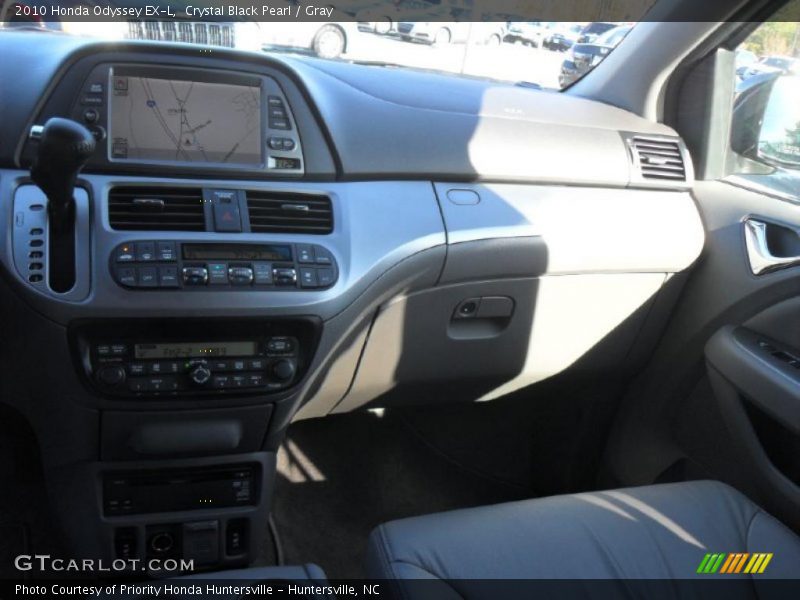 Crystal Black Pearl / Gray 2010 Honda Odyssey EX-L