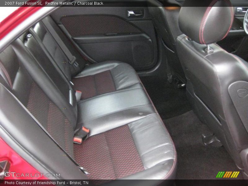  2007 Fusion SE Charcoal Black Interior