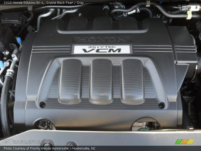 Crystal Black Pearl / Gray 2010 Honda Odyssey EX-L