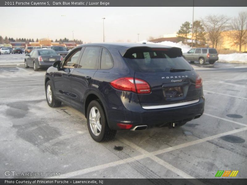 Dark Blue Metallic / Luxor Beige 2011 Porsche Cayenne S