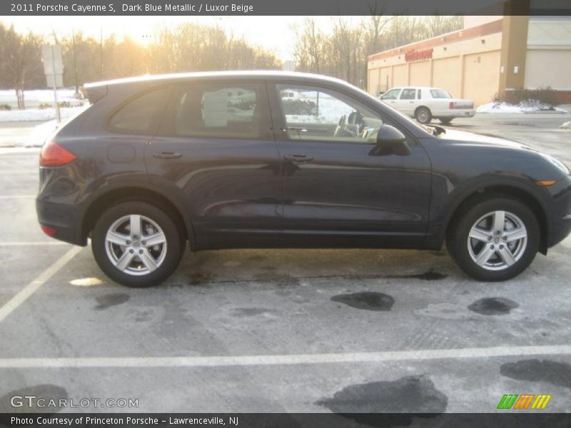 Dark Blue Metallic / Luxor Beige 2011 Porsche Cayenne S