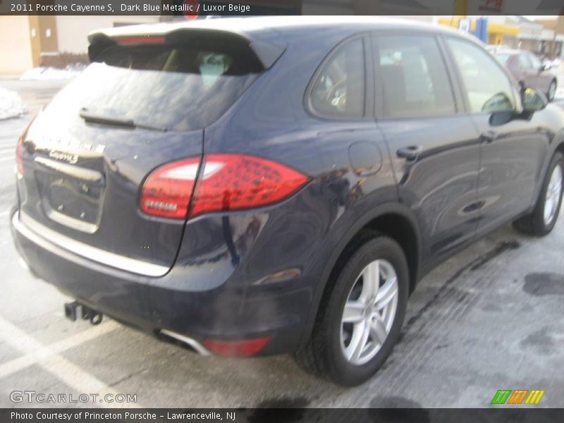 Dark Blue Metallic / Luxor Beige 2011 Porsche Cayenne S