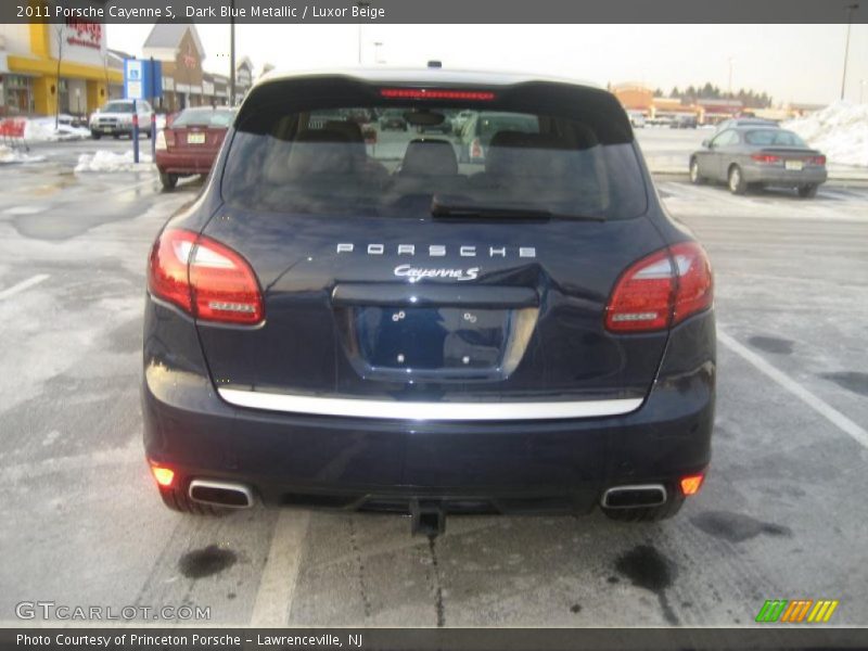 Dark Blue Metallic / Luxor Beige 2011 Porsche Cayenne S