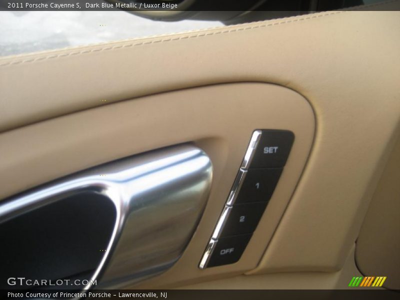 Dark Blue Metallic / Luxor Beige 2011 Porsche Cayenne S