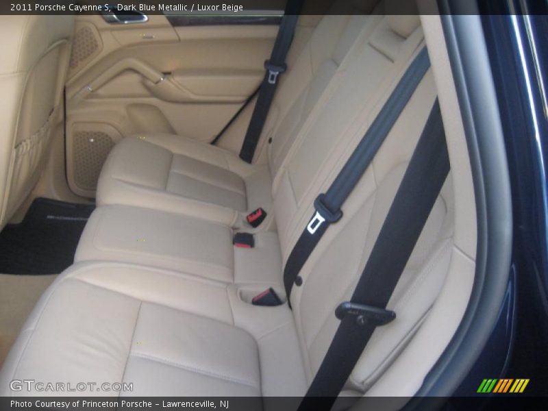 Dark Blue Metallic / Luxor Beige 2011 Porsche Cayenne S