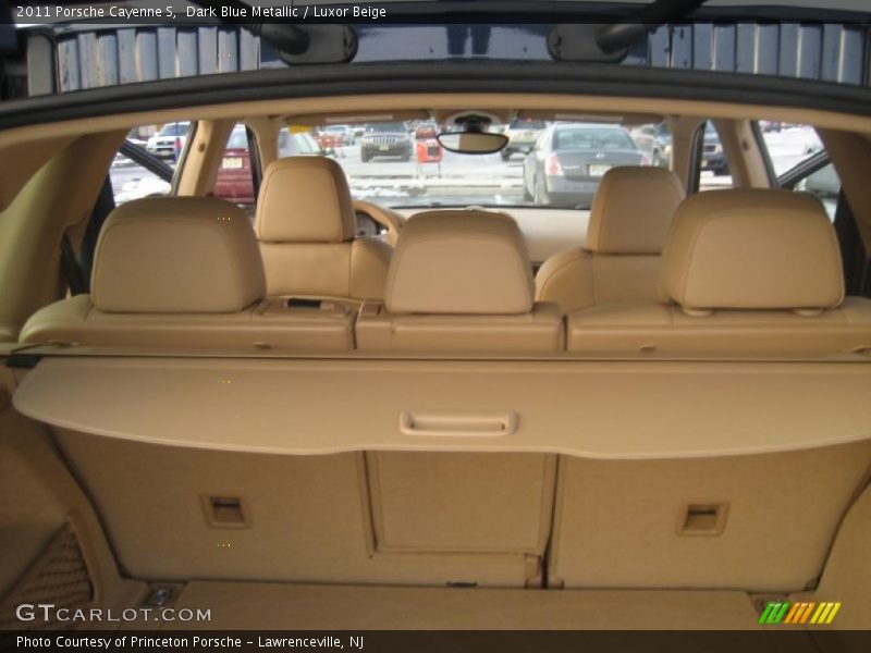 Dark Blue Metallic / Luxor Beige 2011 Porsche Cayenne S