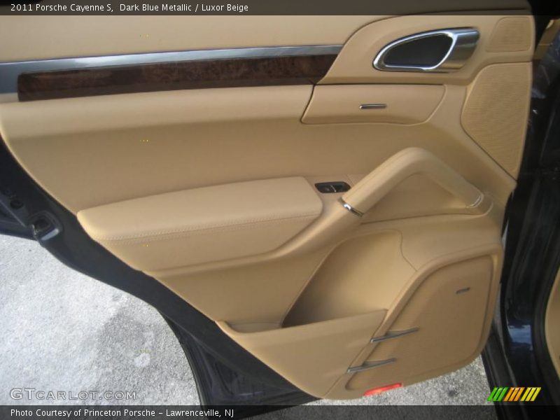 Dark Blue Metallic / Luxor Beige 2011 Porsche Cayenne S