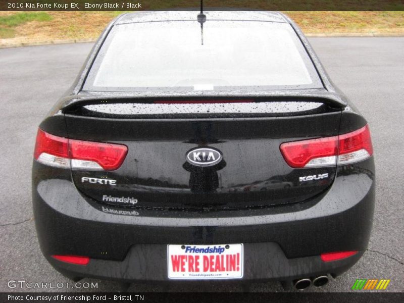 Ebony Black / Black 2010 Kia Forte Koup EX