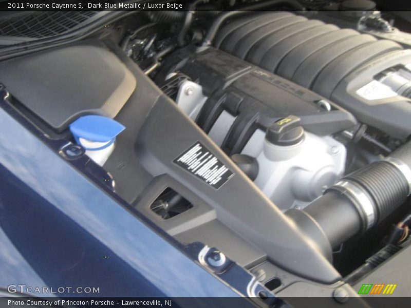 Dark Blue Metallic / Luxor Beige 2011 Porsche Cayenne S