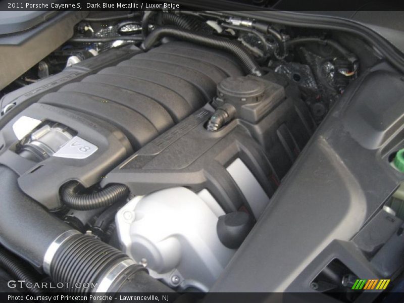 Dark Blue Metallic / Luxor Beige 2011 Porsche Cayenne S