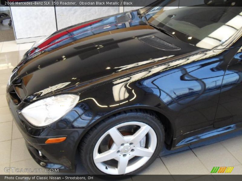 Obsidian Black Metallic / Black 2006 Mercedes-Benz SLK 350 Roadster