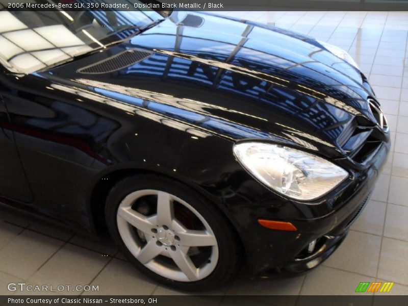 Obsidian Black Metallic / Black 2006 Mercedes-Benz SLK 350 Roadster