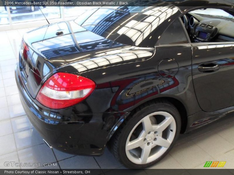 Obsidian Black Metallic / Black 2006 Mercedes-Benz SLK 350 Roadster