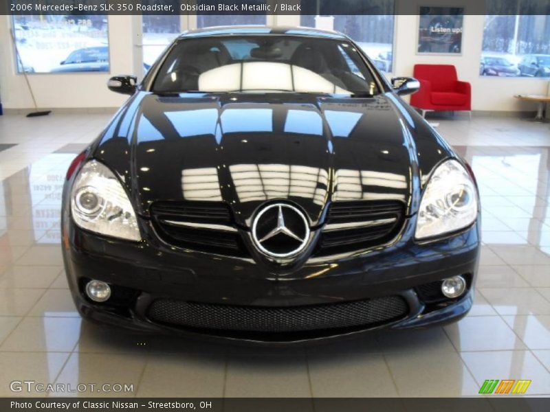 Obsidian Black Metallic / Black 2006 Mercedes-Benz SLK 350 Roadster