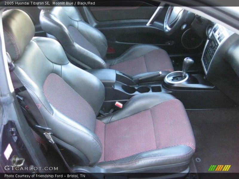 Moonlit Blue / Black/Red 2005 Hyundai Tiburon SE