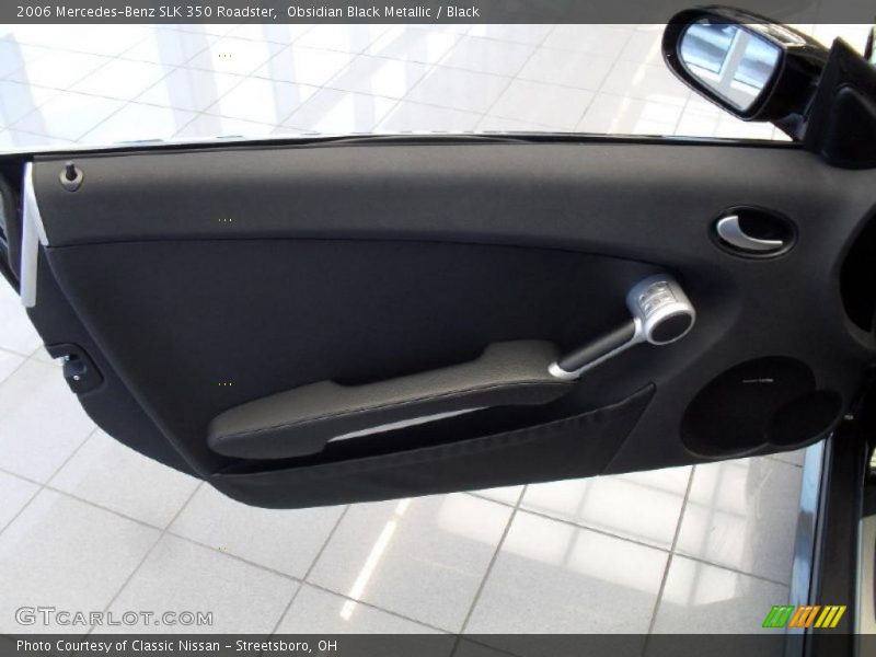 Obsidian Black Metallic / Black 2006 Mercedes-Benz SLK 350 Roadster