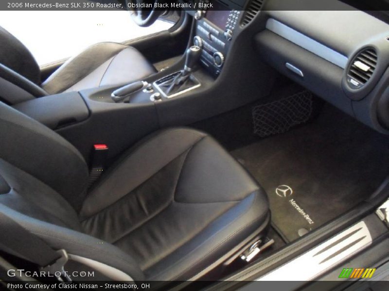 Obsidian Black Metallic / Black 2006 Mercedes-Benz SLK 350 Roadster