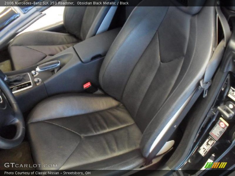 Obsidian Black Metallic / Black 2006 Mercedes-Benz SLK 350 Roadster