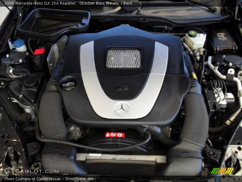 Obsidian Black Metallic / Black 2006 Mercedes-Benz SLK 350 Roadster
