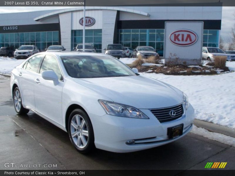 Crystal White / Cashmere 2007 Lexus ES 350