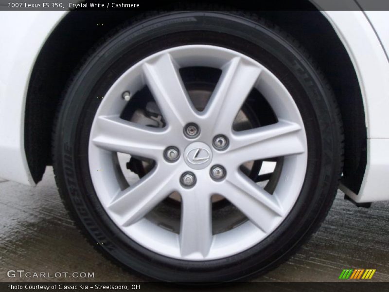 Crystal White / Cashmere 2007 Lexus ES 350