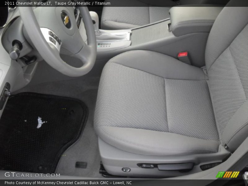 Taupe Gray Metallic / Titanium 2011 Chevrolet Malibu LT