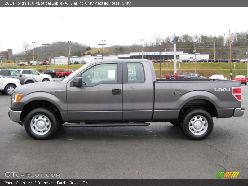  2011 F150 XL SuperCab 4x4 Sterling Grey Metallic