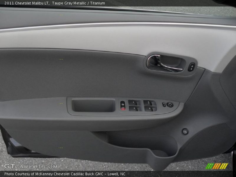 Taupe Gray Metallic / Titanium 2011 Chevrolet Malibu LT