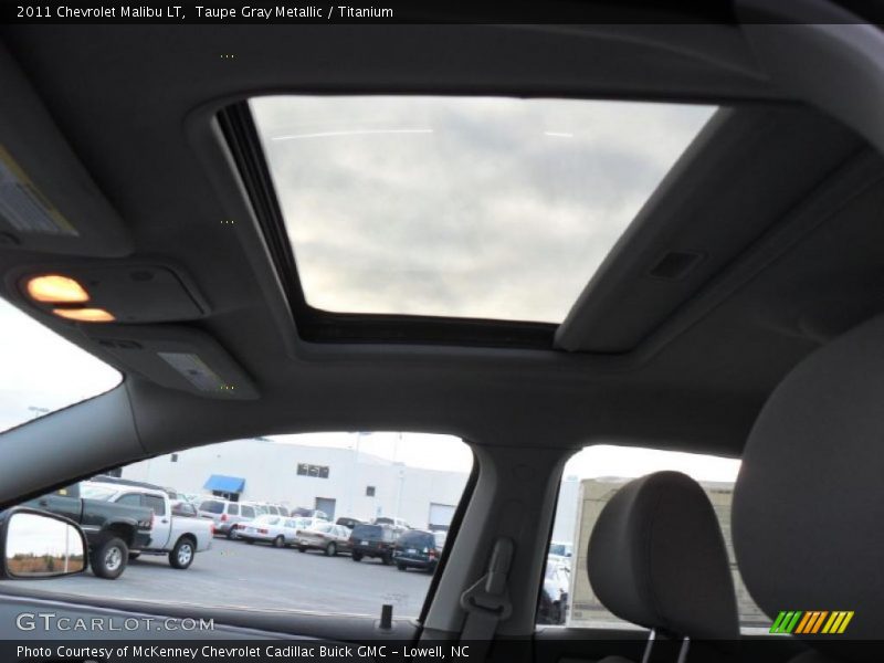 Taupe Gray Metallic / Titanium 2011 Chevrolet Malibu LT
