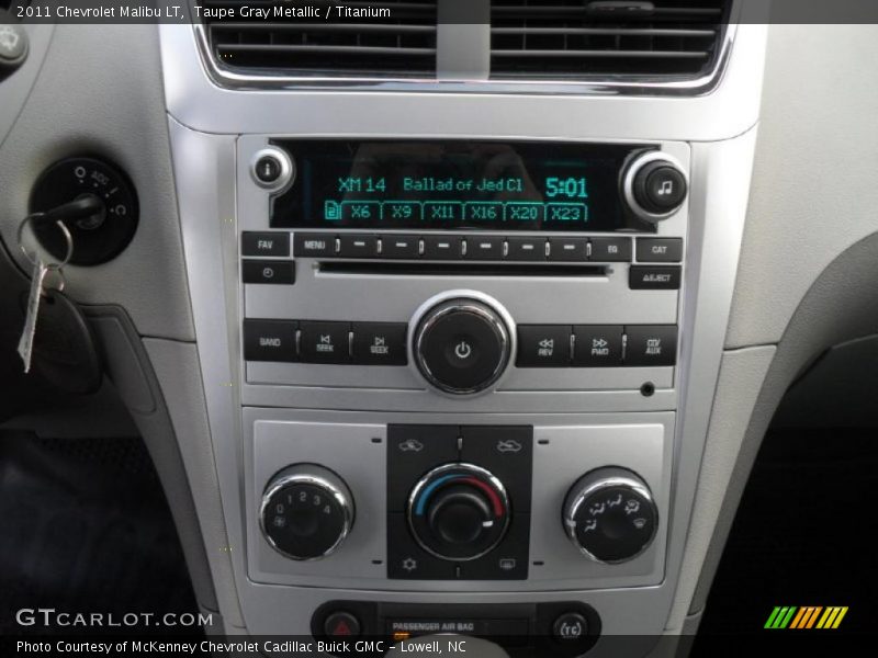 Taupe Gray Metallic / Titanium 2011 Chevrolet Malibu LT
