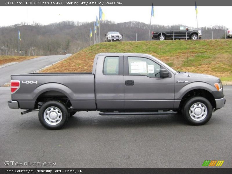  2011 F150 XL SuperCab 4x4 Sterling Grey Metallic