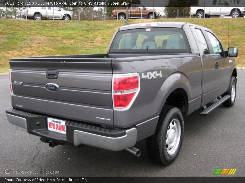  2011 F150 XL SuperCab 4x4 Sterling Grey Metallic