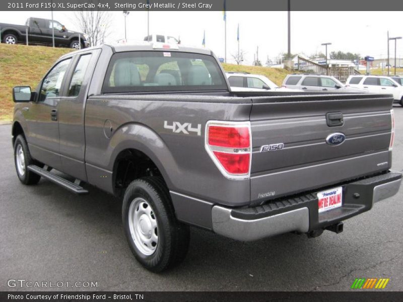 Sterling Grey Metallic / Steel Gray 2011 Ford F150 XL SuperCab 4x4